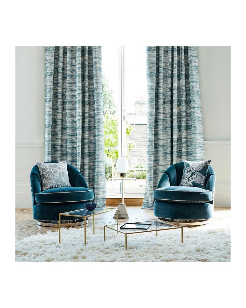 Fabric HLUT132586 GLANCE Topaz Harlequin