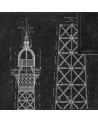 Papier lackiert GRAND EIFFEL Anthrazit WP20218 - MIND THE GAP