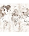 Papel de parede 6500106 NEWSPAPER MAP SEPIA - COORDONNE