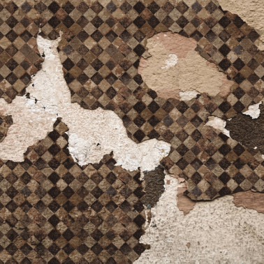 Papel Pintado 6500310 TILES BROKEN WALL BROWN - COORDONNE
