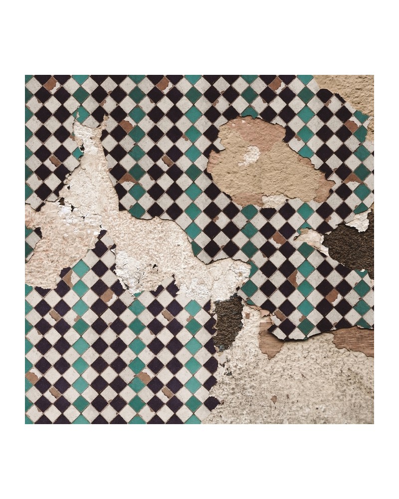 Papel de parede 6500311 TILES BROKEN WALL TURQUOISE - COORDONNE Papel de parede 6500311 TILES BROKEN WALL TURQUOISE - COORDONNE