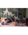 Papel de parede 6500311 TILES BROKEN WALL TURQUOISE - COORDONNE