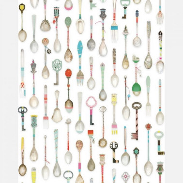 Wallpaper Teaspoons - STUDIO DITTE
