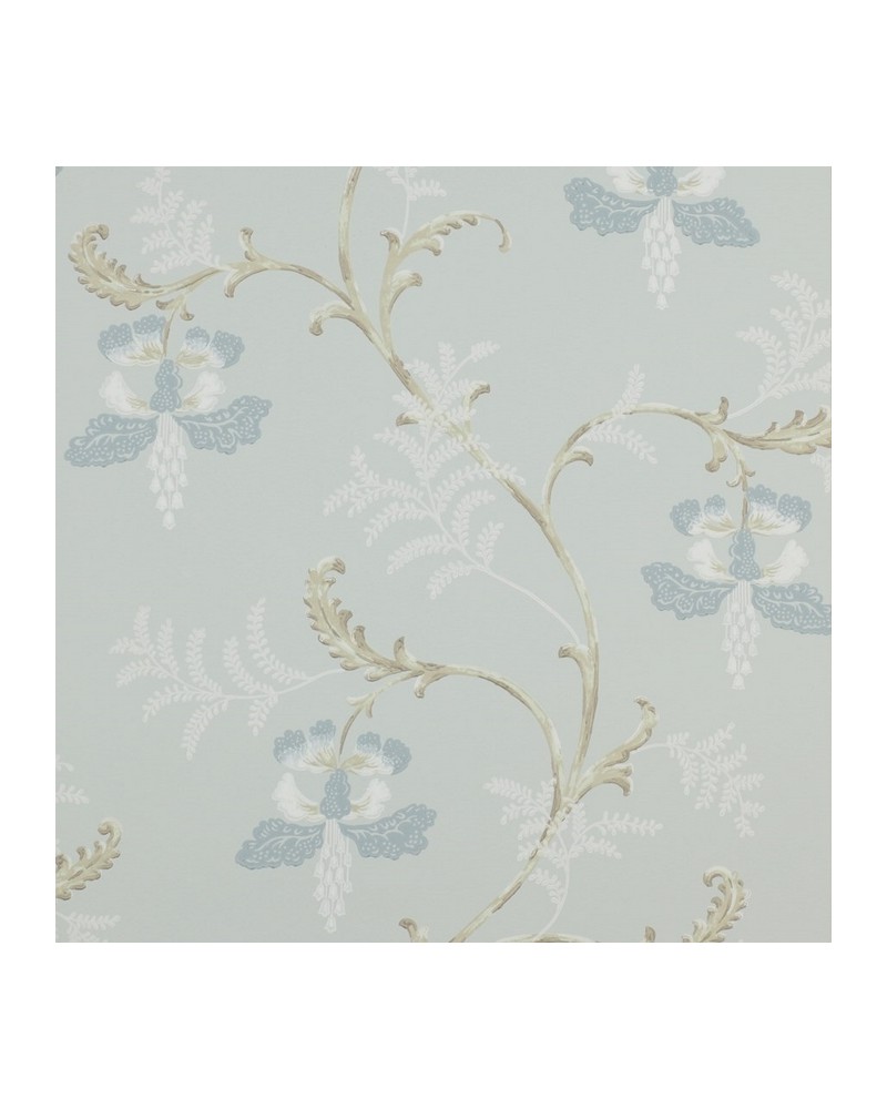 Carta da Parati CFW7127-03 BELLFLOWER Aqua - COLEFAX AND FOWLER Carta da Parati CFW7127-03 BELLFLOWER Aqua - COLEFAX AND FOWLER