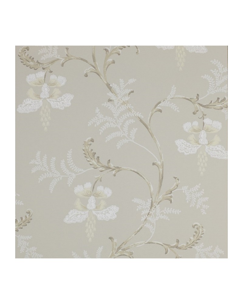 Papel de parede CFW7127-04 BELLFLOWER Silver - COLEFAX AND FOWLER Papel de parede CFW7127-04 BELLFLOWER Silver - COLEFAX AND FOWLER