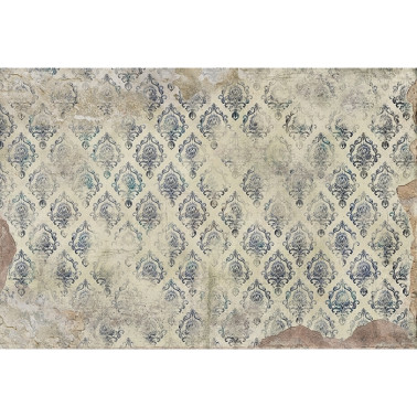 Carta da Parati 6800624 BROKEN DAMASK BLUE - COORDONNE
