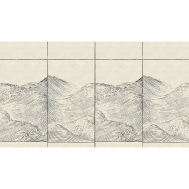 Wallpaper 6800706 WAVES PAPYRUS - COORDONNE