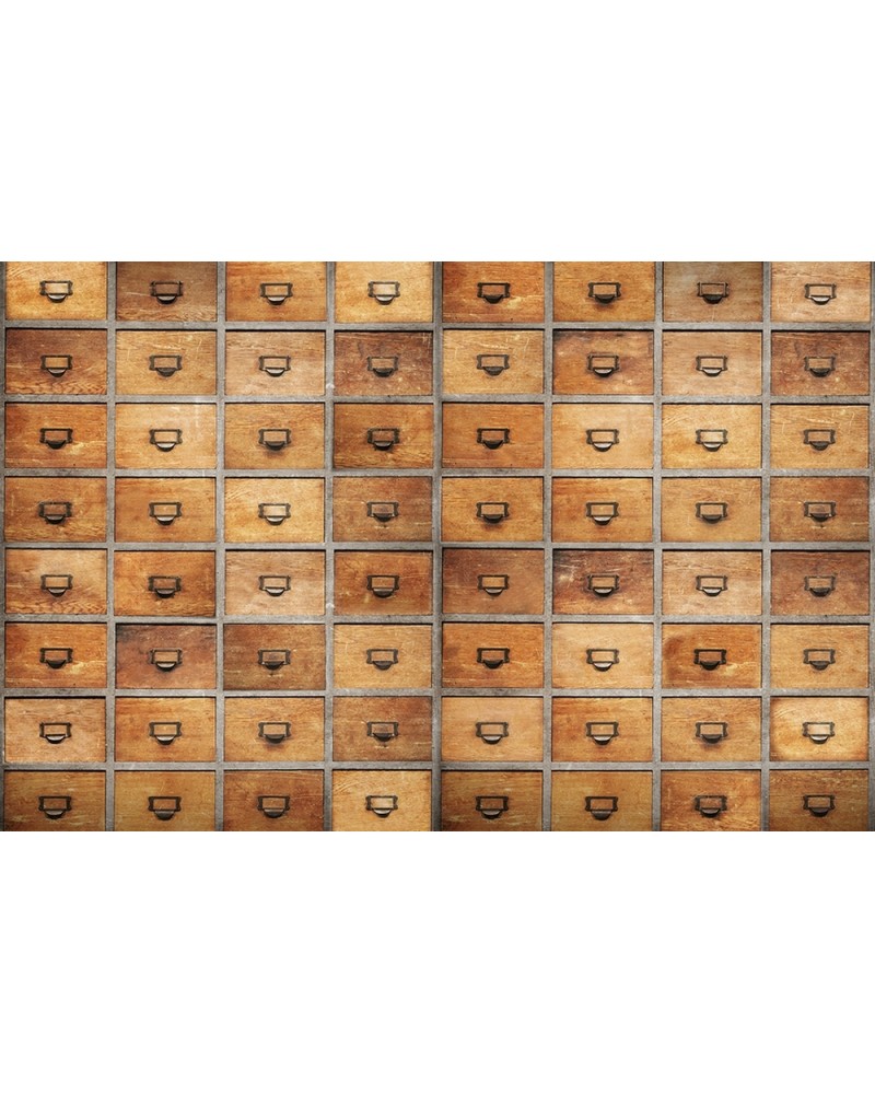 Papel de parede 6800508 DRAWERS WOOD - COORDONNE