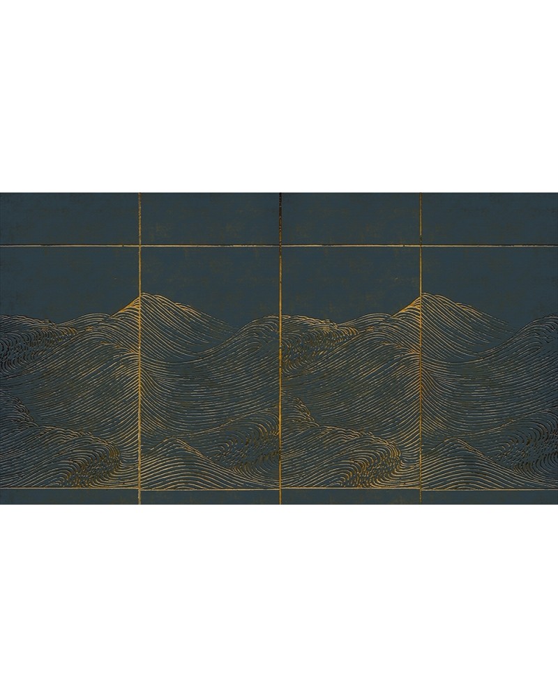 Papel Pintado 6800707 WAVES DARK BLUE - COORDONNE