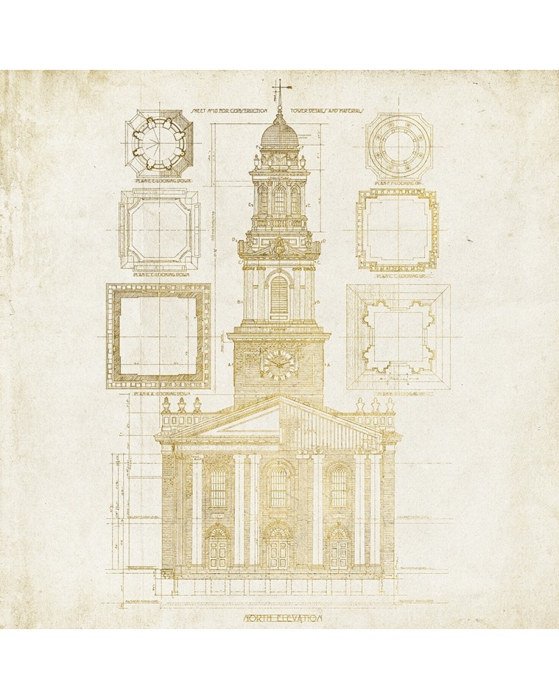 Carta da Parati 6800718 ARCHITECTURE GOLD - COORDONNE