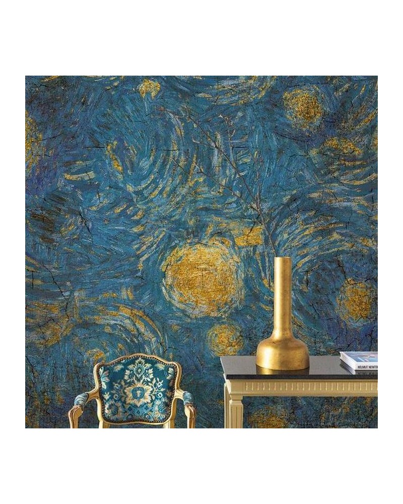 Papier peint 6800108 VINCENT BLUE - COORDONNE