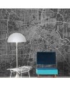 Carta da Parati 6800301 URBAN MAP BLACK - COORDONNE