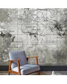 Tapete 6800305 OLD MAP BLUE - COORDONNE