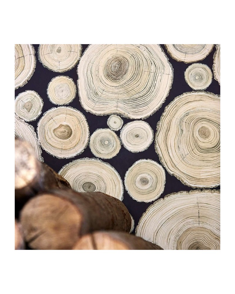Papel de parede ALNWICK LOGS DEBB216509 - Sanderson