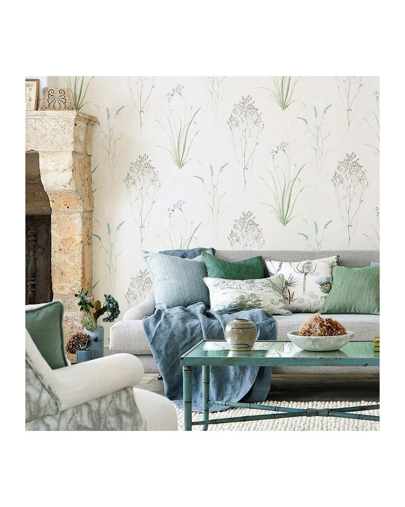 Papier peint FARNE GRASSES DEBB216486 - Sanderson