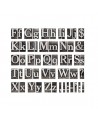 Papel Pintado R11061 Letterpress, metal - REBEL WALLS