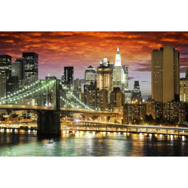 Carta da Parati R11651 Brooklyn Bridge - REBEL WALLS