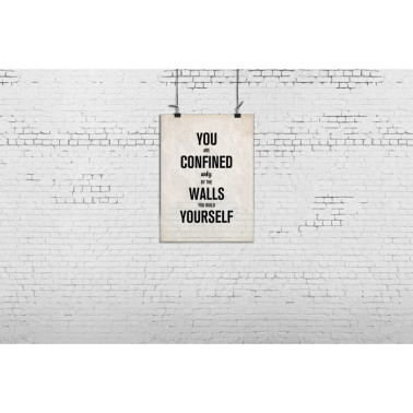 Papier peint R12404 Poster, brick wall - REBEL WALLS