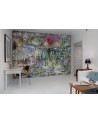 Papier peint R10623 Cartoon City, graffiti - REBEL WALLS