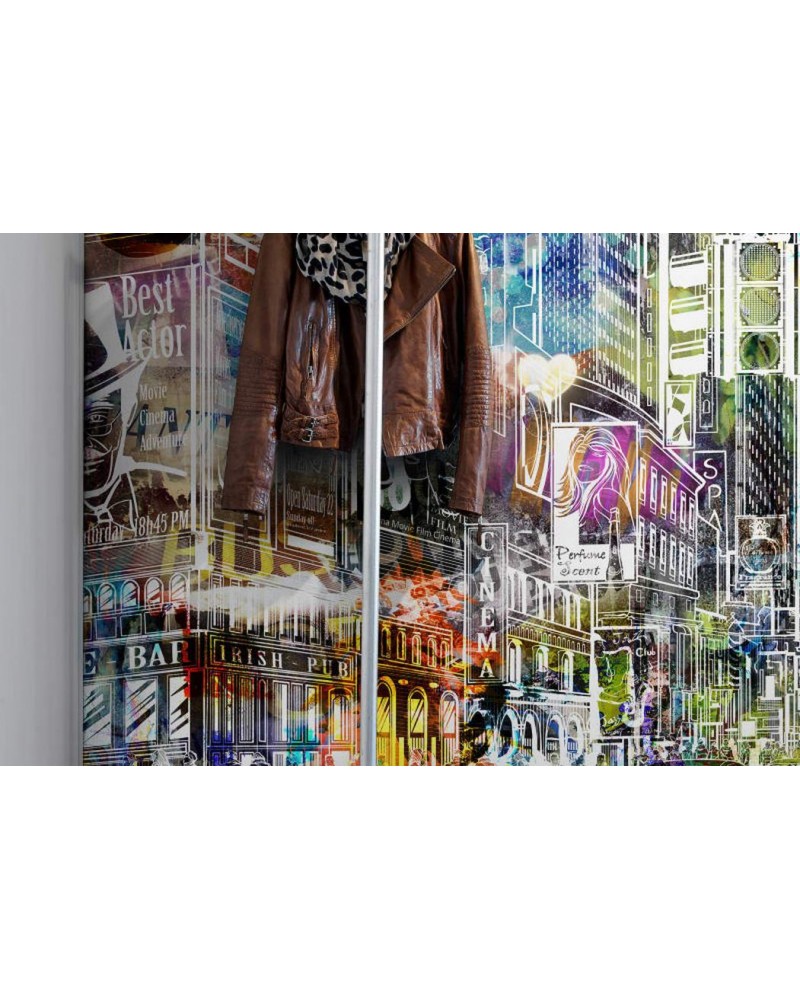 Papier peint R10623 Cartoon City, graffiti - REBEL WALLS