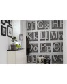 Papel Pintado R11061 Letterpress, metal - REBEL WALLS