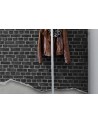 Tapete R12222 Well-Worn Brick Wall, black - REBEL WALLS
