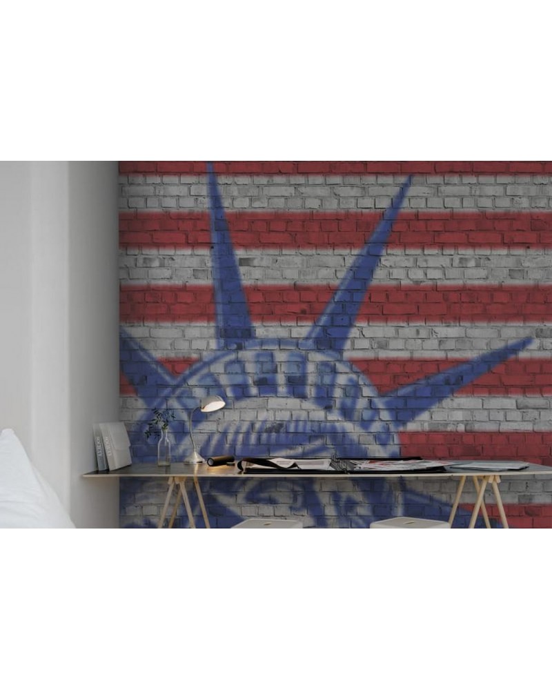 Carta da Parati R12251 Bricks of Liberty - REBEL WALLS