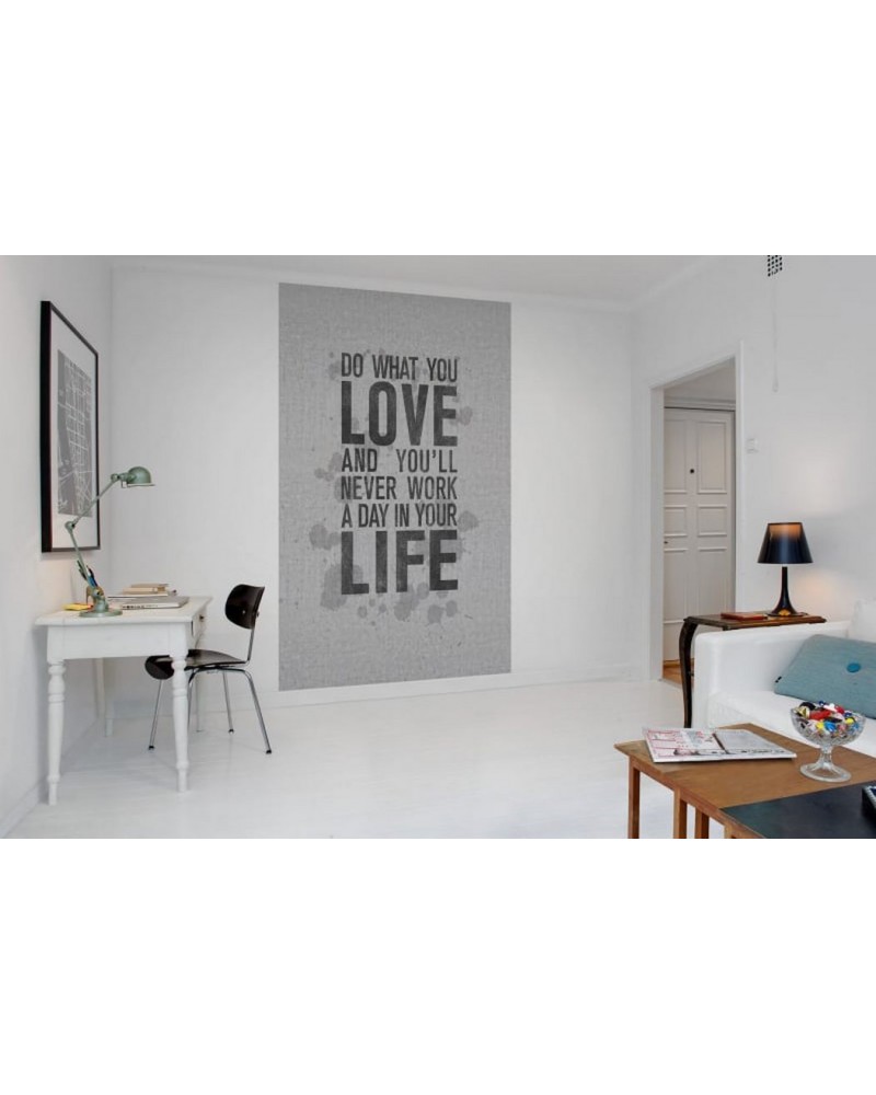 Wallpaper R12402 Quotes, concrete - REBEL WALLS