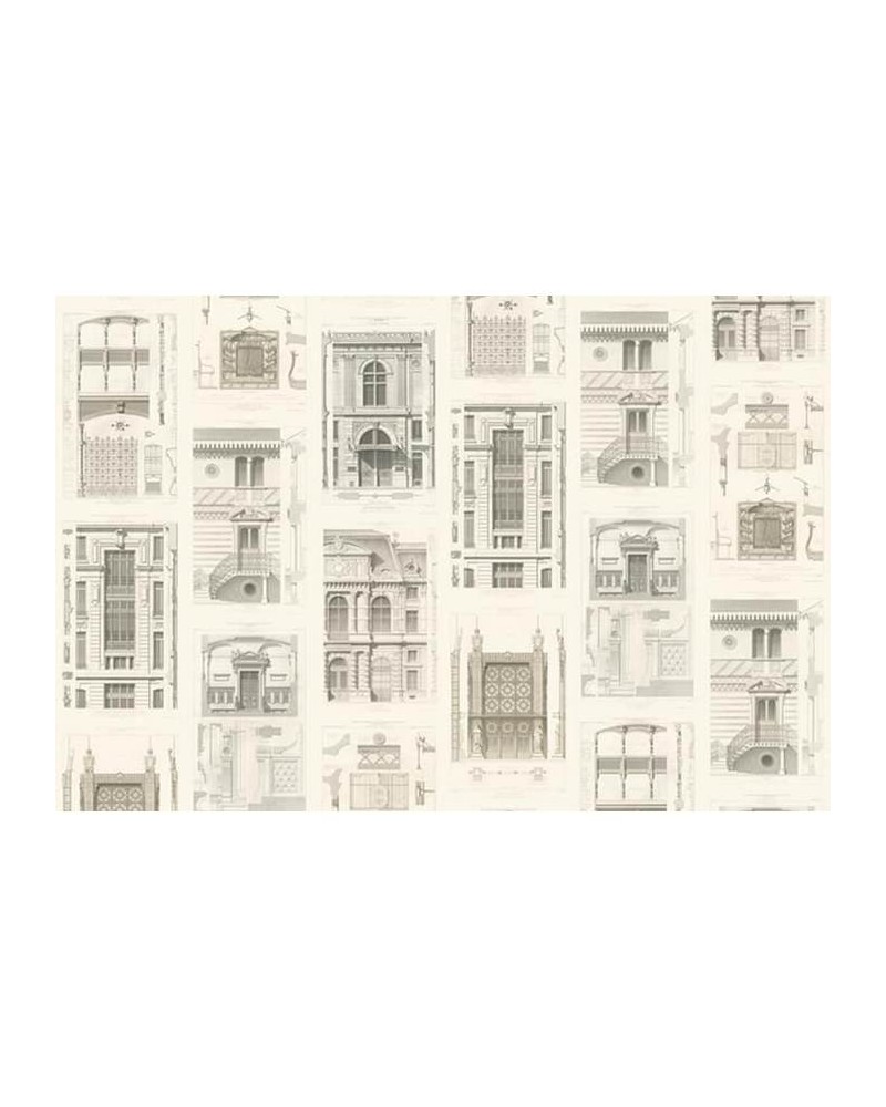 Wallpaper R12731 Architect, Vintage - REBEL WALLS Wallpaper R12731 Architect, Vintage - REBEL WALLS