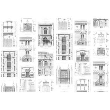 Tapete R12732 Architect - REBEL WALLS
