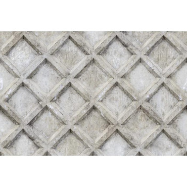 Tapete R12781 Concrete Trellis - REBEL WALLS