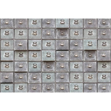 Tapete R12831 Concrete Trellis, grey - REBEL WALLS