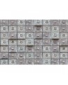 Carta da Parati R12831 Concrete Trellis, grey - REBEL WALLS
