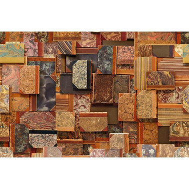 Papel de parede R12861 Vintage Books, cover - REBEL WALLS