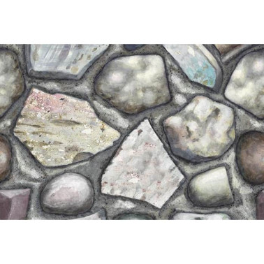 Papel de parede R12931 Stones - REBEL WALLS