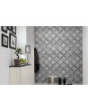 Wallpaper R12782 Concrete Trellis, grey - REBEL WALLS