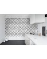 Wallpaper R12782 Concrete Trellis, grey - REBEL WALLS