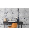 Carta da Parati R12802 Tin Plates, Nebraska, white - REBEL WALLS