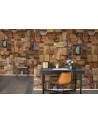 Wallpaper R12861 Vintage Books, cover - REBEL WALLS