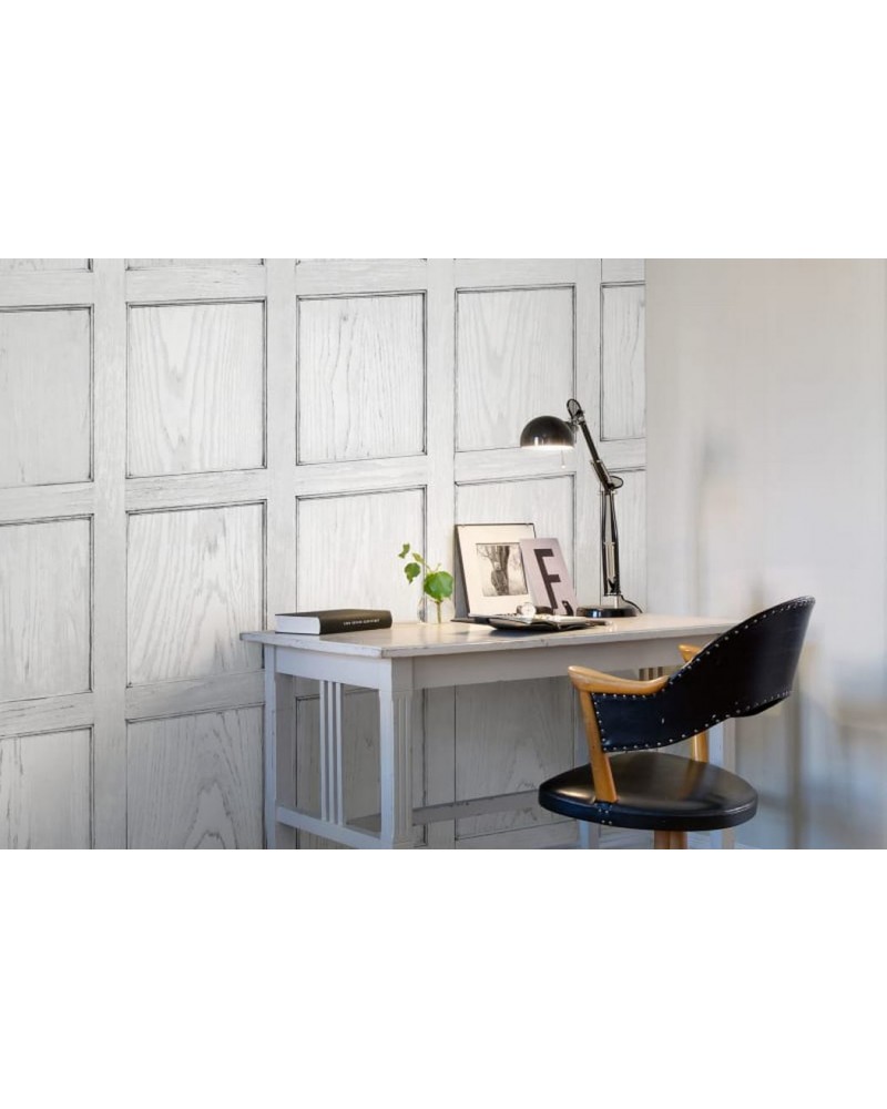 Carta da Parati R12882 Panel, white - REBEL WALLS