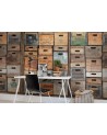 Wallpaper R12901 Industriel Urban Farm L.A. - REBEL WALLS
