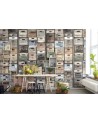 Wallpaper R12902 Industriel Urban Farm L.A., vintage - REBEL WALLS