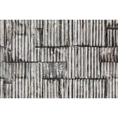 Papel Pintado R15242 Backyard, Raw - REBEL WALLS