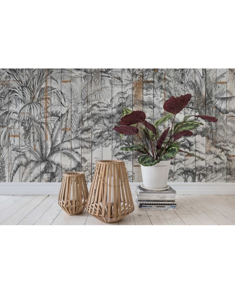 Papier peint R14702 Secret Garden, Bali Boards - REBEL WALLS