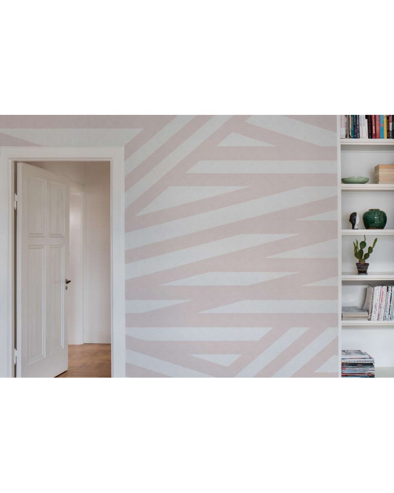 Papier peint R15142 Sailor's Sea, Pink - REBEL WALLS