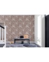 Tapete R15231 Decorated Bricks, Red - REBEL WALLS