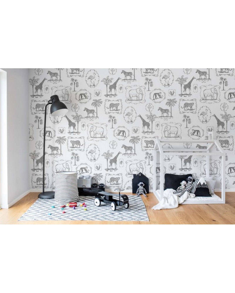 Papier peint R15271 Animal Party - REBEL WALLS