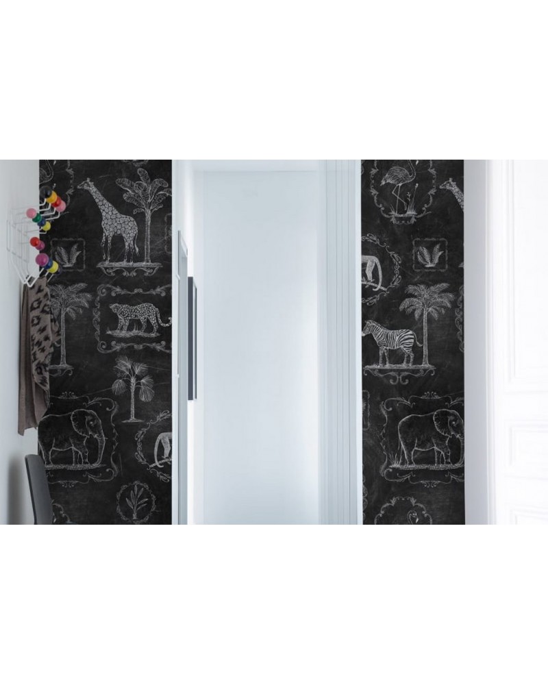 Papel de parede R15273 Decorated Bricks - REBEL WALLS