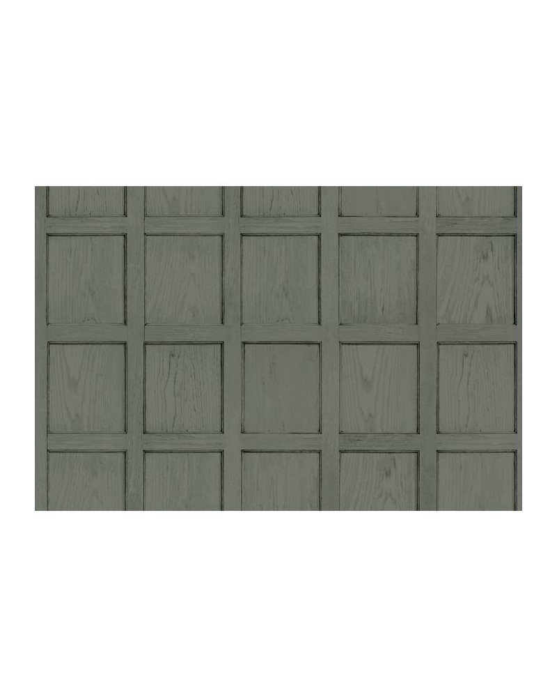 Papel de parede R12884 Panel, Cambridge Green - REBEL WALLS Papel de parede R12884 Panel, Cambridge Green - REBEL WALLS