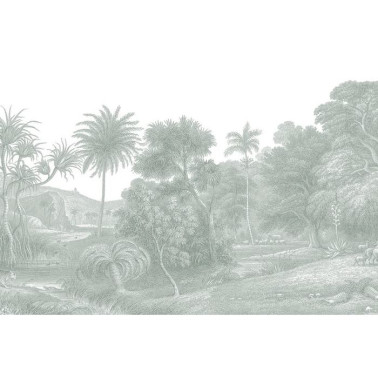 Papel de parede R14613 Jungle Land, Verdant - REBEL WALLS